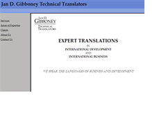 Tablet Screenshot of jgibboney.com